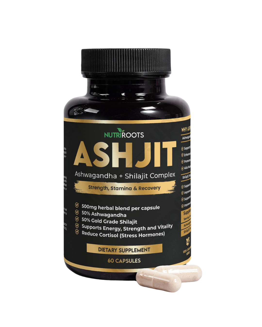 Ashjit - Ashwagandha + Shilajit Complex - Image 2